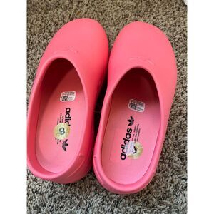 NEW! Adidas Adifoam Stan Smith Mule Shoes Pink Women's Clogs Size 8